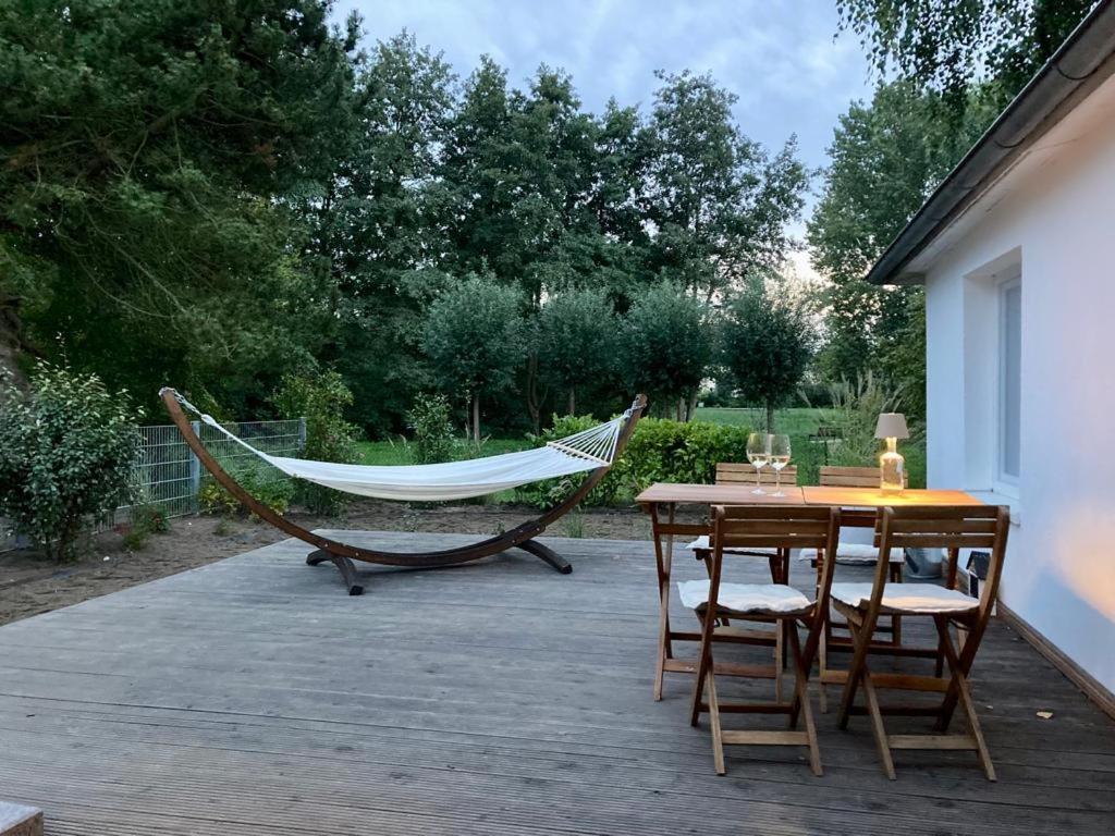 Moderner Bungalow Im Seebad Bansin, 200 Meter Zum Strand Heringsdorf  Buitenkant foto
