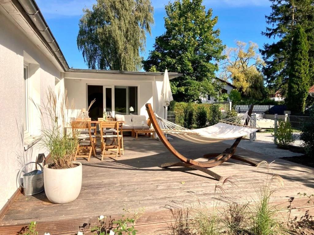 Moderner Bungalow Im Seebad Bansin, 200 Meter Zum Strand Heringsdorf  Buitenkant foto